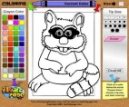 Coloring Raccoon