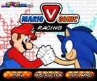 Sonic vs Mario Racing